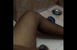 Desi indian guy masturbating in bathroom