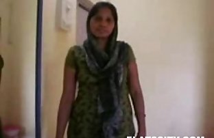 Housewife in salwar removing and getting naked in bed