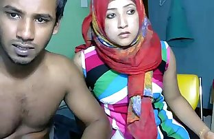 Sexy Desi couple webcam fucks