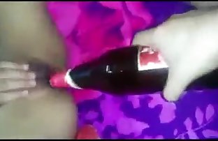 Indian girl masturbation with kingfisher bottle - Indian Porn Videos