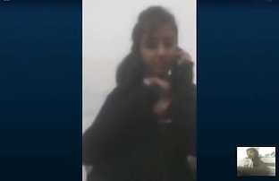 Pakistaanse Meisje Geslacht Chat Op skype met Vriend wid audio