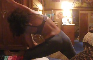 South Indian girl doing butt exercises