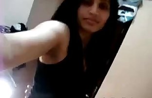 Indian Teen Fingers Herself In Her Bedroom