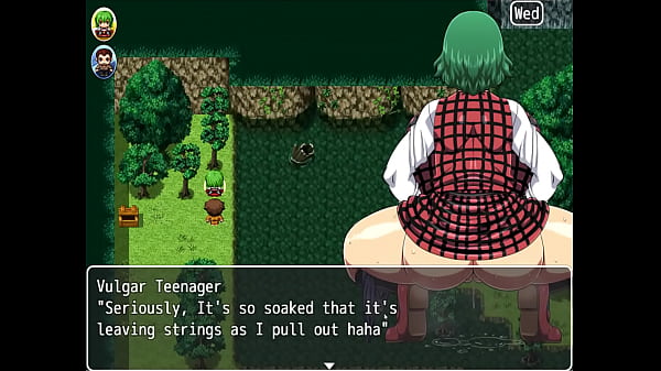 Yuka ha sparso il frammento dello yokai [gioco hentai di PornPlay] Ep.10 ditalino nel culo nella foresta mentre piscia