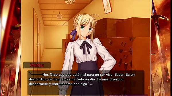 Fate Stay Night Realta Nua Giorno 5 Parte 2 Gameplay (Espa&ntilde_ol)