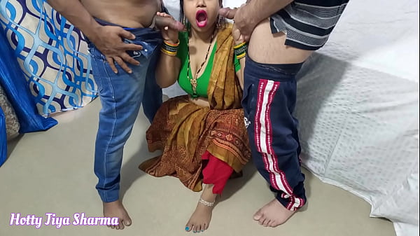 Bhojpuri bhabhi Fucked Hard By Her Father in Law In Front Of Her Dever (Threesome Sex)