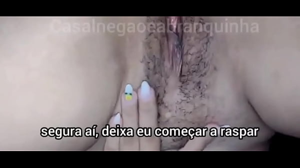 Husband shaved me and told me to have sex with his friend just to see