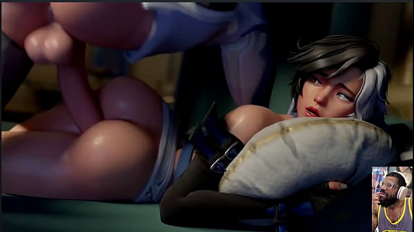 Thicc Kimberly gibt einen guten Kopf, Lunas schöner Arsch erhält langsame Rückschläge, Widowmaker gibt diesen guten Blowjob,