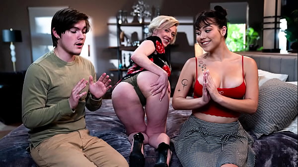 Dee Williams Teaches Stepson Tyler and Lilith Anal in Virginity-Saving Threesome!