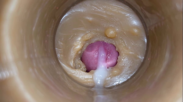 Mini-Cam in Pussy toy during Fucking! getting Huge Creampie 4K