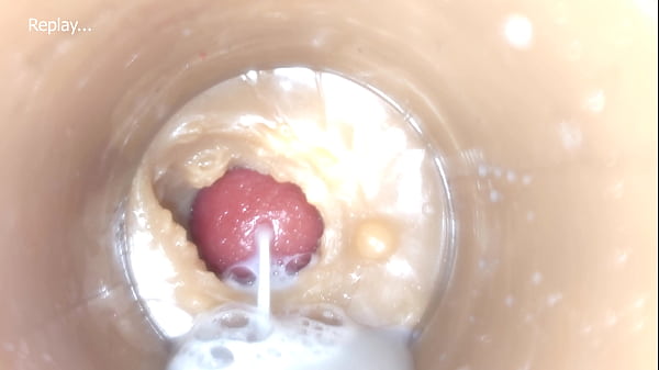 Camera 4k Inside Deep Pussy Captures Huge Dose Ejaculation of Sperm ASMR