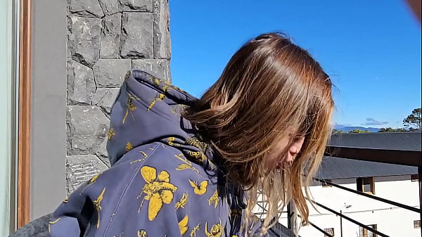 Sexy Teen Girl has fun in blonde