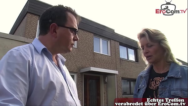 Deutsche Hausfrau wurde auf der Straße wegen Sex angesprochen