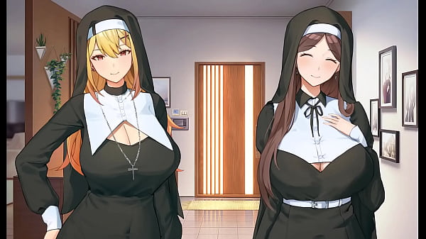 Summer Clover [HAREM HENTAI GAME] Ep.19 Cute day for the 3 NUNS !
