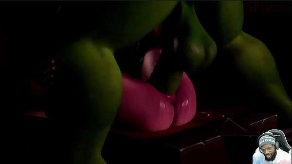 Reed fickt den engen Arsch und die enge Muschi der unsichtbaren Frau, Dina und Ellie Footjob, Nachtelf wird vollgespritzt