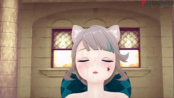 Lynette Teniendo sexo y chupando | Impacto de Genshin