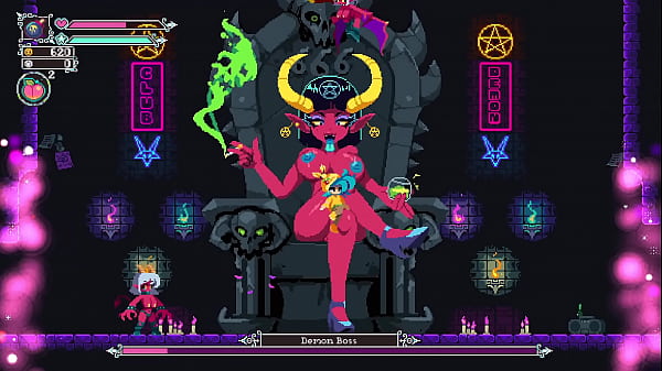 FlipWitch: Forbidden Sex Hex // Tutti i combattimenti contro i boss (Gioco Hentai)