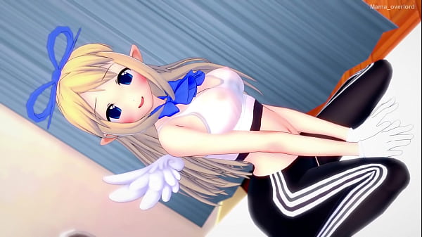 Flonne (Disgaea) mojo su ropa, se divierte vistiendo un atuendo deportivo