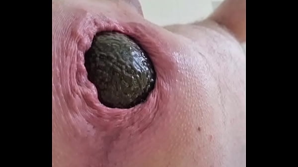 Self-fist, bizarre objects and balls in ass