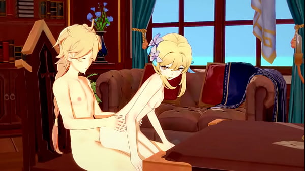 Genshin Impact Hentai – Äther und Lumine saugen und ficken – 3D-Anime-Cartoon-Videospiel-Pornovideo