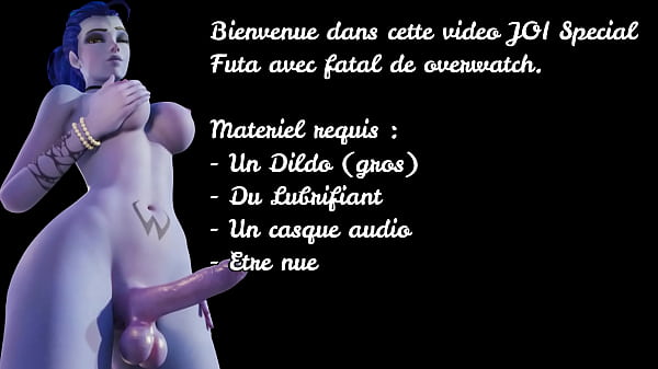 JOI french hentai Fatal (futa) from overwatch makes you suck his cock..