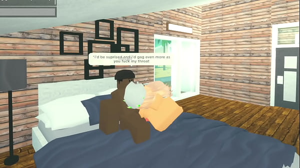 Roblox Whore gets Throat Fucked by BBC