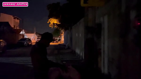 After the New Year's party, I went out with a guy in the dark and he fucked me all over in the middle of the street even without a condom and enjoyed it inside Marcio Baiano