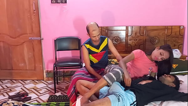 young wife Bengali porn threesome video fantastic fuck Desi girls, Hanif pk and Popy and Manik