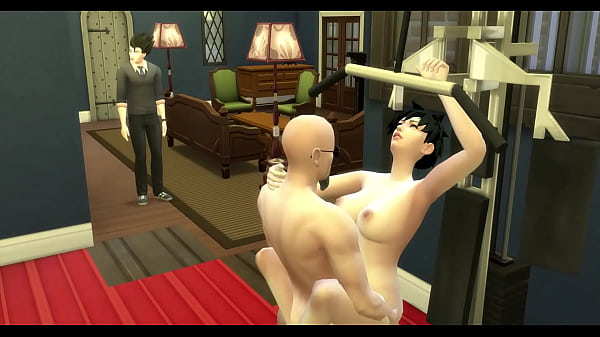 Dragon Ball Porn Epi 39 Il maestro pervertito Muten allena sessualmente la moglie di Gohan, la bellissima Videl, di fronte al marito cornuto