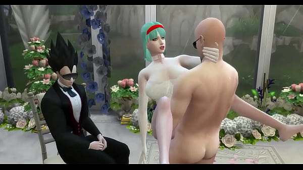 Dragon Ball Porn Epi 24 Beautiful Newly Married Wife at her Wedding takes erotic photos in front of her Cuckold Husband fucked by the Old Man Netorare Hentai