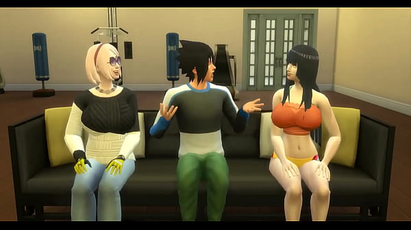 Naruto Hentai Folge 48 Sasuke fickt Hinata erneut, dieses Mal in der Küche und Naruto merkt nicht einmal, wie seine Frau gefickt wird