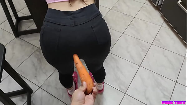 My Beautiful Sister-in-Law is Very Hot and I Tease Her with My Carrot
