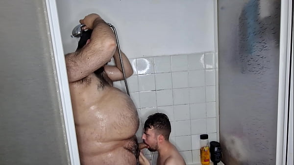 Having fun in the shower